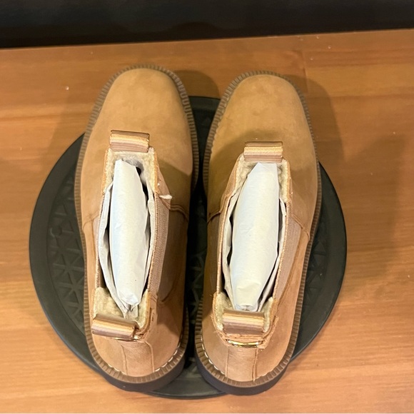 Sam Edelman Women’s 5.5 M Camel Velour Laguna Ankle Chelsea Pull On Boots H2680 - Picture 5 of 10